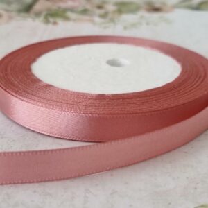 Fita de cetim -10 mm-Rosa chá