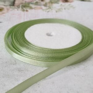 Fita de cetim - 10 mm- Verde seco