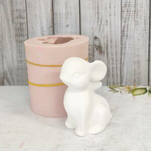 Molde em silicone, Coelho 3D