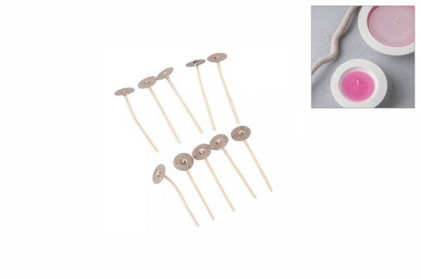 Pavio encerado **RAYHER**10 CM- Pack 8 unid
