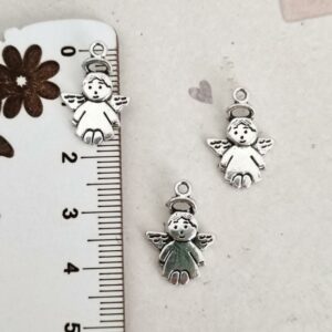 Pendente metálico anjinho (25 unid)