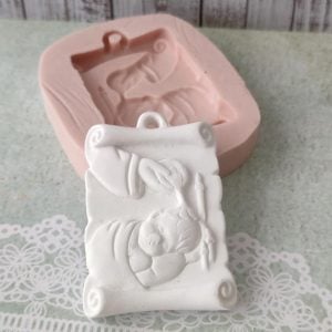 Molde em silicone - Pergaminho Batizado