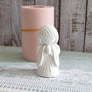 Molde em silicone - Menina a rezar 3D
