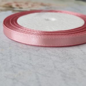 Fita de cetim -6 mm-  Rosa flor de cerejeira