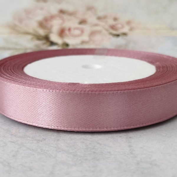 Fita de cetim -15 mm- Rosa velho