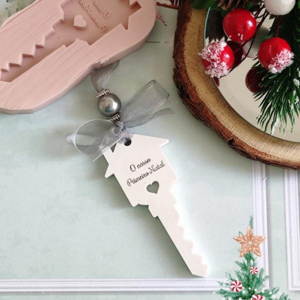 Molde em silicone, Chave o nosso primeiro Natal