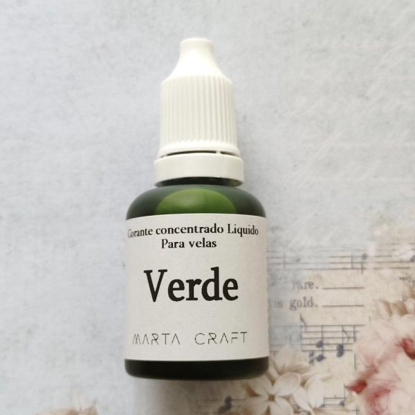 Corante Líquido para velas - Verde (25 ml)
