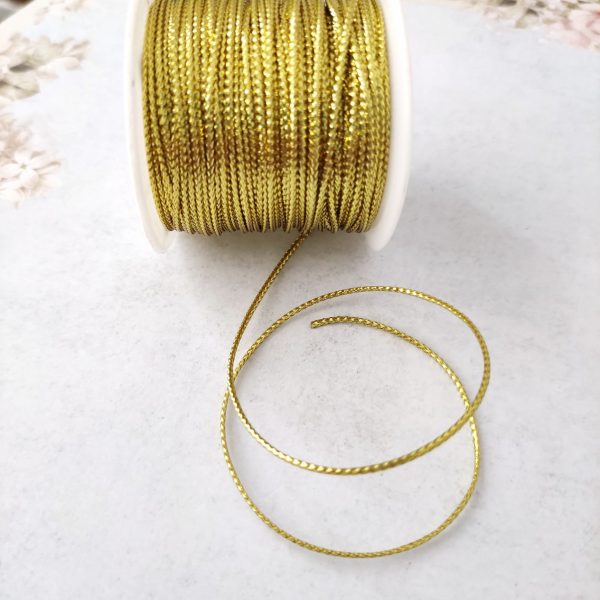 Fio dourado 2mm-50 mts