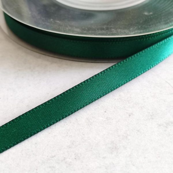 Fita cetim verde brilhante-6mm