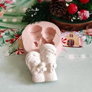 Molde em silicone -Presépio plano