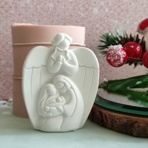 Molde em silicone - Presépio nas asas do anjo/3D