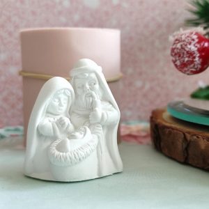 Molde em silicone - Presépio mini/3D