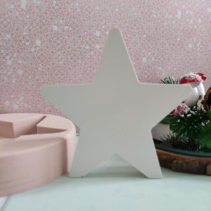 Molde em silicone -Estrela de pousar