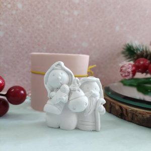 Molde em silicone - Presépio no burro pequeno/3D