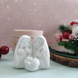 Molde em silicone - Presépio trabalhado/3D