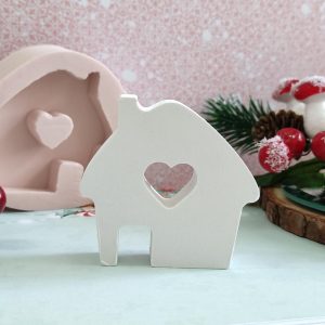 Molde em silicone -Casinha de pousar