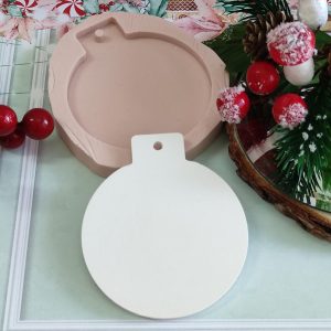 Molde em silicone -Bola de natal simples
