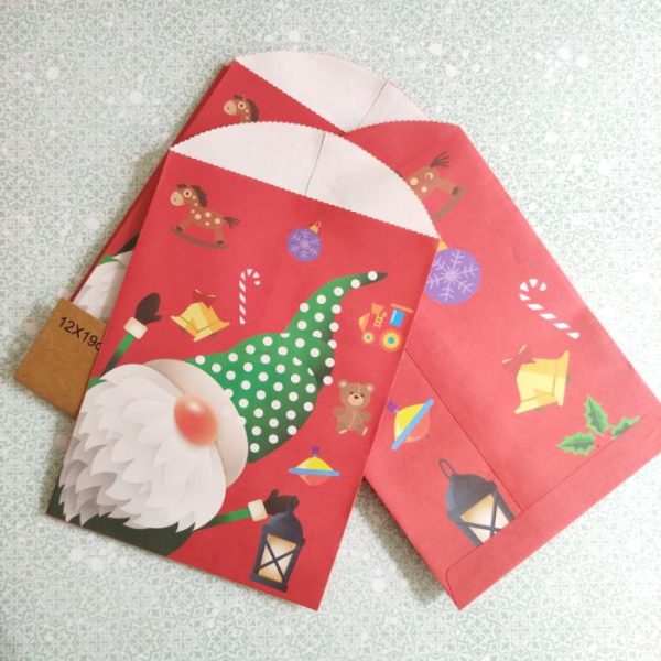 Envelope natalício - Brinquedos - 12x19cm