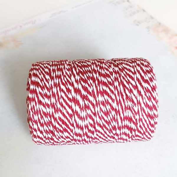 fio de algodão 1.00 mmx 230 mt- vermelho escuro
