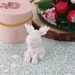Molde em silicone - Rena mini 3D