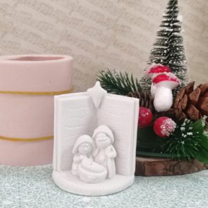 Molde em silicone - Presépio livro/3D