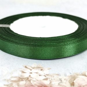 Fita de cetim - 10 mm- Verde Pinheiro