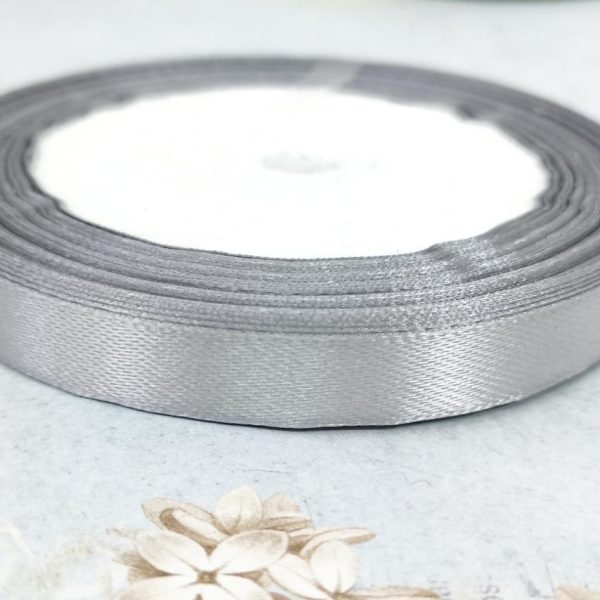 Fita de cetim - 10 mm- Prateada