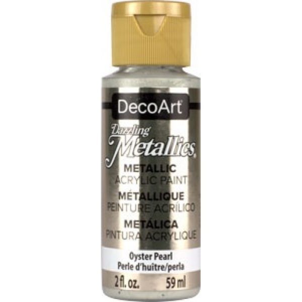 Tinta Acrílica DecoArt Metalizada 59 ml - Oyster Pearl