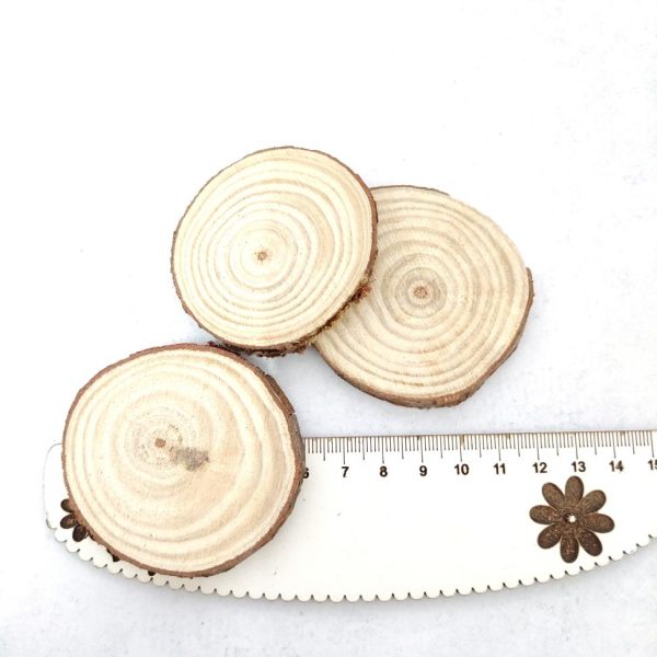 Base em madeira 5-6 cm- (4 unid)