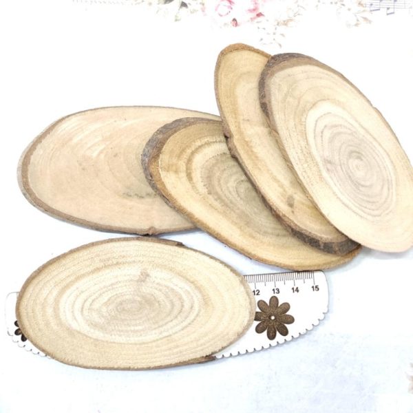 Base em madeira 6-12 cm- (5 unid)