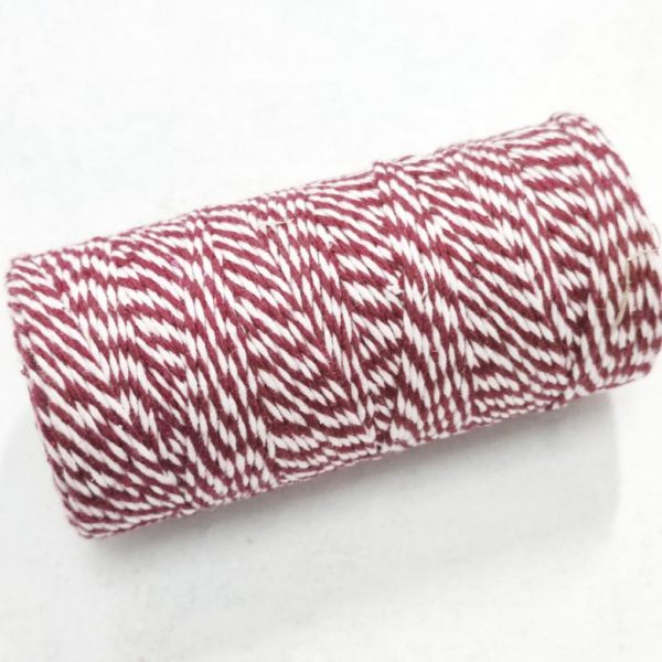 fio de algodão 1.00 mmx 60mt - Vermelho escuro