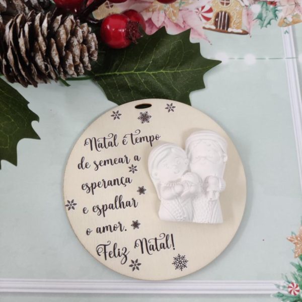 Bolas de Natal em madeira - Image 3