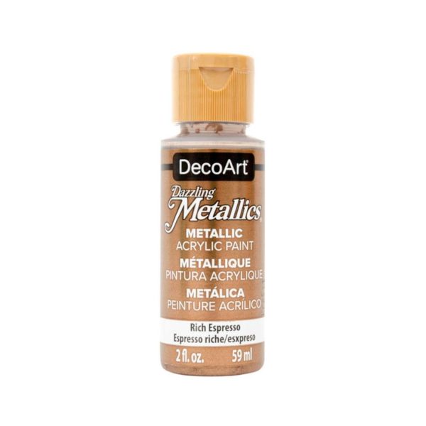 Tinta Acrílica DecoArt Metalizada 59 ml - Rich Espresso