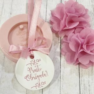 Molde em silicone, Muito Obrigada! 4 cm