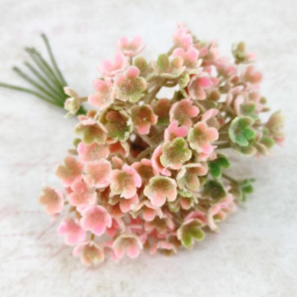 Ramo artificial flor rosa