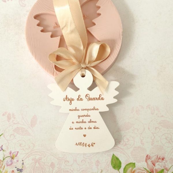 Molde em silicone, Anjo com oração