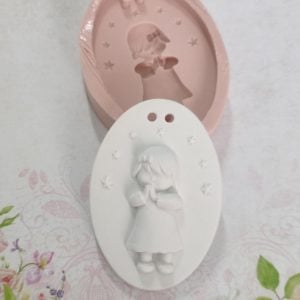 Molde em silicone - Patela menina
