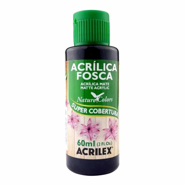 TINTA 60ML NATURE COLORS PRETO 03560520 ACRILEX