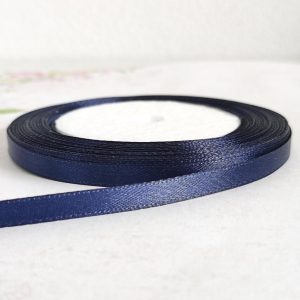 Fita de cetim - 6 mm - Azul Marinho