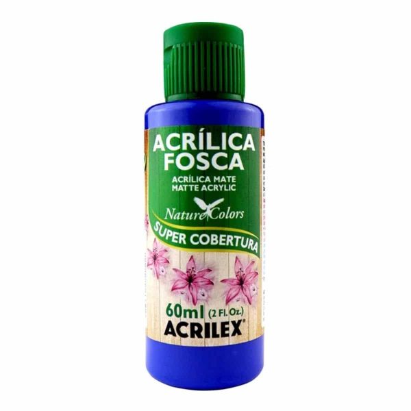 TINTA 60ML NATURE COLORS AZUL INTENSO 03960578 ACRILEX