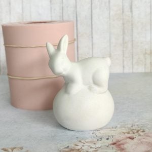 Molde em silicone - Coelho em ovo --3D