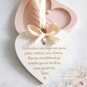 Molde em silicone - Padrinho é um anjo...