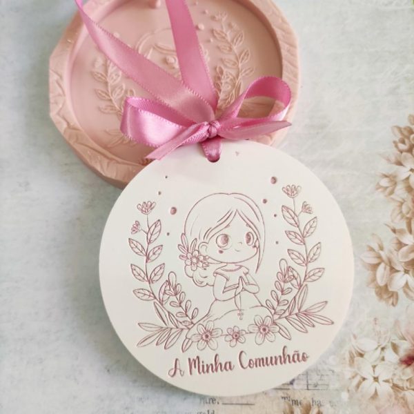 Molde em silicone - Menina Comunhão