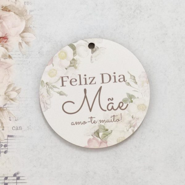 Placa para Porta chaves em mdf - Feliz dia mãe