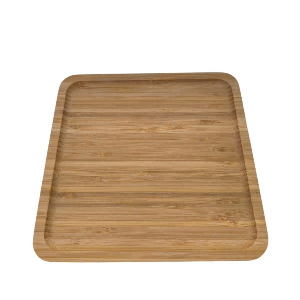 Base em madeira/Bambu quadrada 20x20