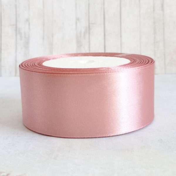 Fita de cetim - 40 mm - Rosa chá