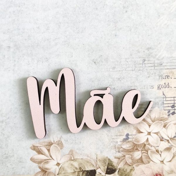 Mãe em Mdf - 5 cm (ROSA)
