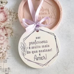 Molde em silicone, Ser professora é amor