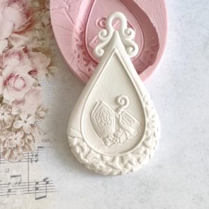 Molde em silicone - gota Comunhão "Mitra"