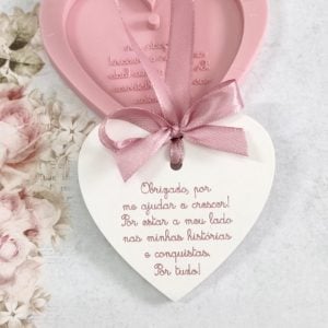Molde em silicone, Obrigado por me ajudares a crescer...